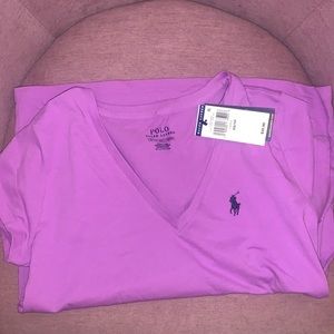 NWT Ralph Lauren v-neck tee shirt